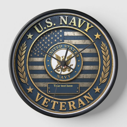 US Navy Veteranen Uurwerk (Voorkant)
