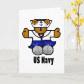 US Navy Wenskaart door Brownielocks Kaart (Gele Bloem)