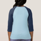 US Navy Women's Bella+Canvas T-shirt (Achterkant)