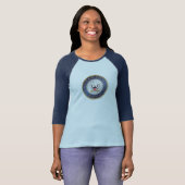 US Navy Women's Bella+Canvas T-shirt (Voorkant volledig)