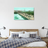 US Navy Yard Workers gaan werken Canvas Afdruk (Insitu (Slaapkamer))