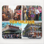 US New Orleans - Bourbon Street - Mardi Gras - Muismat (Voorkant)