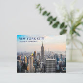 US New York City Briefkaart (Staand voorkant)