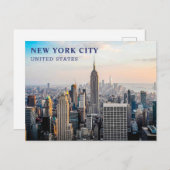 US New York City Briefkaart (Voorkant / Achterkant)