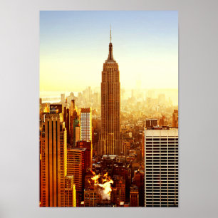 US NYC Empire State Building Poster