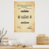 US octrooi - Harmonica Poster (Keuken)