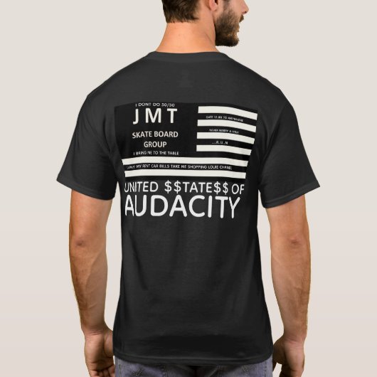 US OF AUDACITY JMT T-shirt (Achterkant)