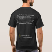 US of L Oath - Mannen T-Shirt (zwart) (Achterkant)