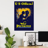 US Officiële Oorlog Afbeeldingen Poster (Thuiskantoor)