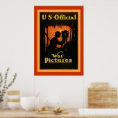 US Officiële Oorlog Afbeeldingen~ Wereldoorlog 1 Poster (Keuken)
