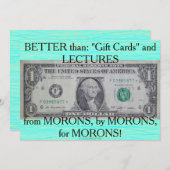 US One Dollar Star Note Notitiekaartje (Voorkant / Achterkant)