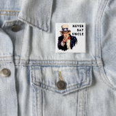 US oom Sam Pinback Button (In situ)