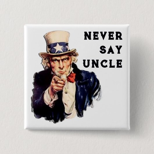 US oom Sam Pinback Button (Voorkant)