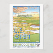 US open 2018 torrey Shinnecock Hills geschenken Briefkaart (Voorkant)