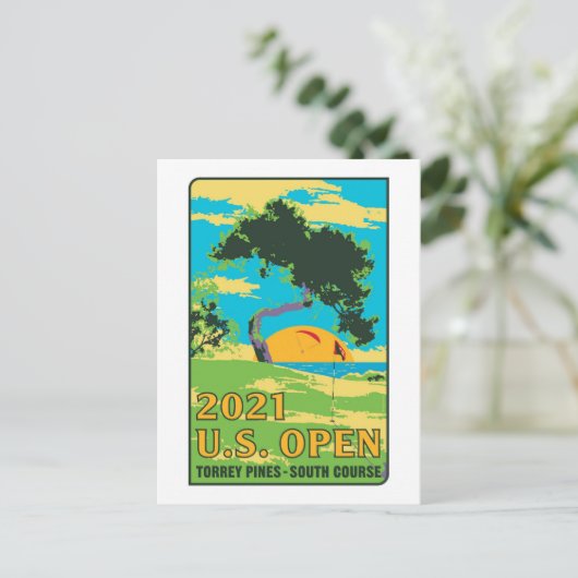 US open 2021 torrey dennen zuid cursus geschenken Briefkaart (Staand voorkant)