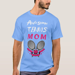 US Open Tennis Moeder Racket en Bal 1 T-shirt