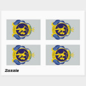 US Orion AS-8 pax per Tridentem Rechthoekige Sticker (Vel)