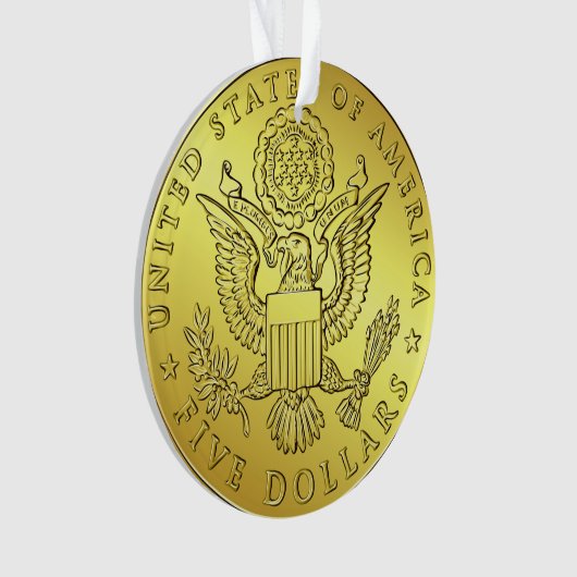 US-Ornament VAN MUNTSTOF Ornament (voorkant)