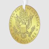 US-Ornament VAN MUNTSTOF Ornament (voorkant)