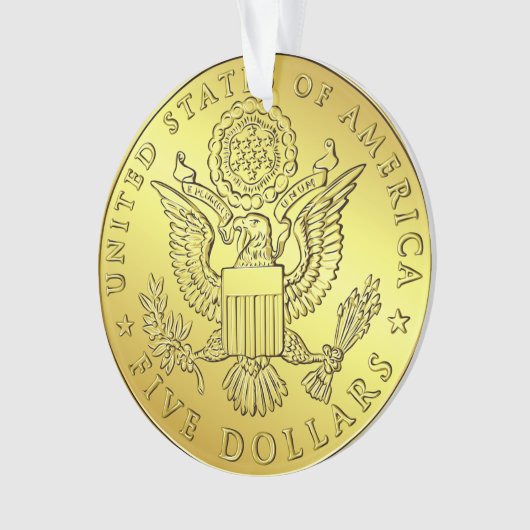 US-Ornament VAN MUNTSTOF Ornament (voorkant)