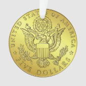 US-Ornament VAN MUNTSTOF Ornament (voorkant)