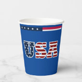 US Paper Cup Papieren Bekers (Achterkant)