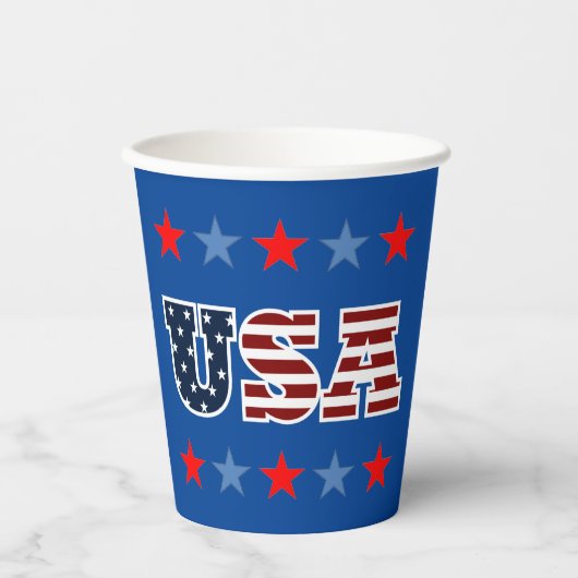 US Paper Cup Papieren Bekers (Voorkant)