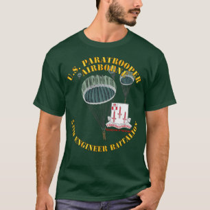 US Paratrooper 54th Engineer Bataljon X T-shirt