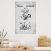 US Patent - Cassette Speler Poster (Keuken)