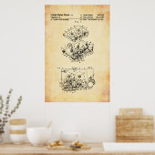 US Patent - Cassette Speler Poster (Keuken)