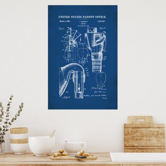US Patent - doedelzak Poster (Keuken)