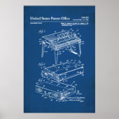 US Patent - Elektrische Piano Poster (Voorkant)