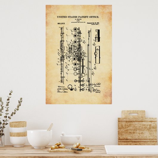US Patent - Fluit Poster (Keuken)