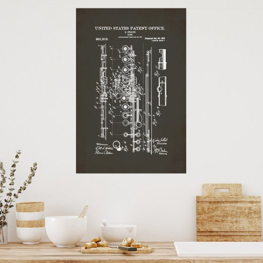 US Patent - Fluit Poster (Keuken)