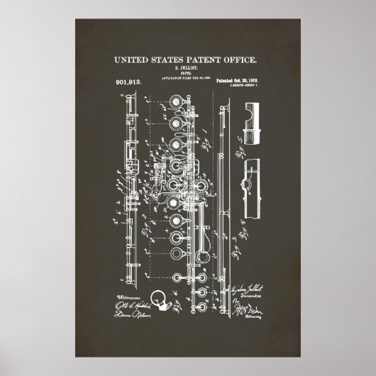 US Patent - Fluit Poster (Voorkant)