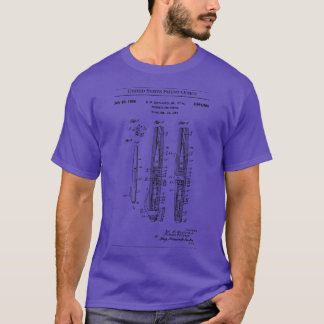 US Patent Fountain Pen Pistol 1 T-shirt