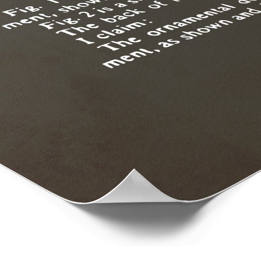 US Patent - Gibson Flying V Poster (Hoek)