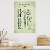 US Patent - Klarinet Poster (Keuken)
