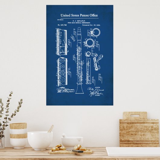 US Patent - Klarinet Poster (Keuken)