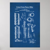 US Patent - Klarinet Poster (Voorkant)