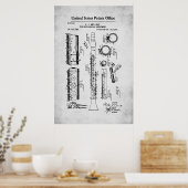 US Patent - Klarinet Poster (Keuken)