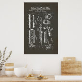 US Patent - Klarinet Poster (Keuken)