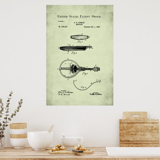 US Patent - Mandoline Poster (Keuken)