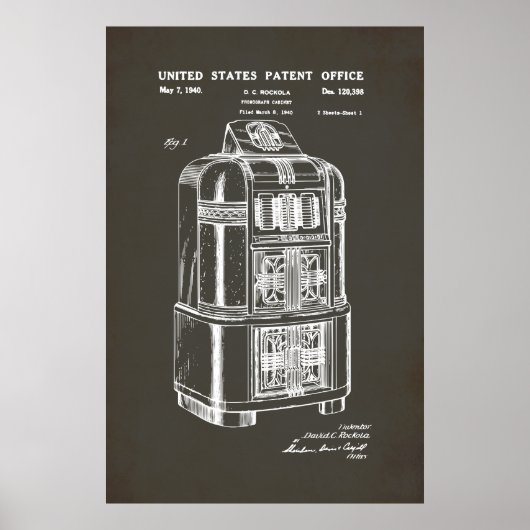 US Patent - Rockola Poster (Voorkant)