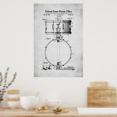 US Patent - Snare Drum Poster (Keuken)