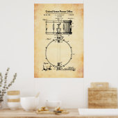 US Patent - Snare Drum Poster (Keuken)