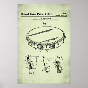 US Patent - Tambourine Poster