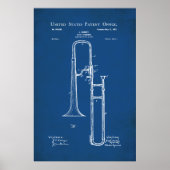 US Patent - Trombone Poster (Voorkant)