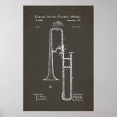 US Patent - Trombone Poster (Voorkant)