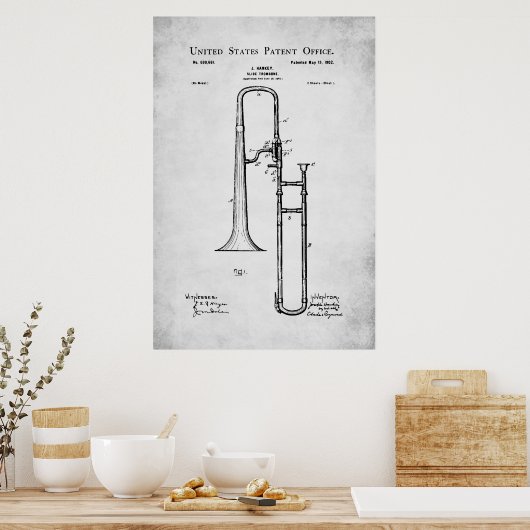 US Patent - Trombone Poster (Keuken)